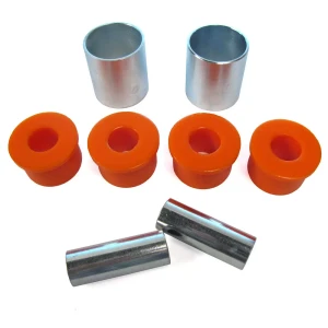 Polyurethane Bushing Set By Polybush, Front Lower Suspension Arm (Orange / Standard Firmness), For Range Rover Full Size L322 , 2003 - 2012