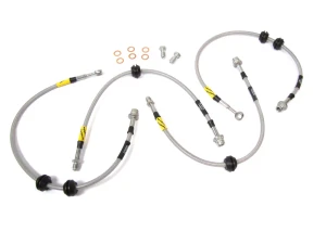 Stainless Steel Brake Hose Kit By Terrafirma For Range Rover Evoque (See Fitment Years)