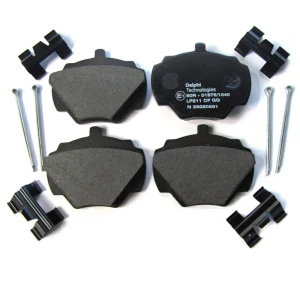 Rear Brake Pads SFP500190 By Delphi And Hardware For Land Rover Discovery I And Defender 90 (See Fitment Years)