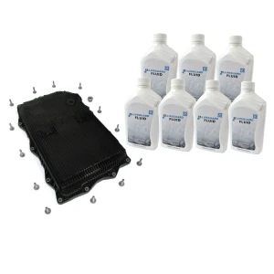 Transmission Pan With Filter And Bolts LR065238, Original Equipment By ZF, Includes 7 Liters Of Transmission Fluid, For Land Rover LR4, Discovery 5, Defender 90 And 110 New Gen L663, Range Rover Sport, And Range Rover Full Size L405 (See Fitment Years)