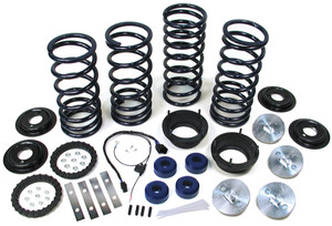 Lifted Profile Heavy Duty Air Suspension To Coil Spring Conversion Kit With EAS Override Harness And Set Of 4 Bilstein Performance Shocks (Adds 2 Inches Lift)