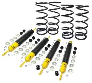 Shock And Spring Suspension Kit, Heavy Duty Front And Rear Nitrocharger Sport From Old Man Emu / ARB, For Land Rover Defender 110