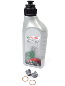 Transfer Case Maintenance Kit For Land Rover LR2 And Range Rover Evoque, Includes 1 Quart Genuine Transfer Case Fluid, Castrol BOT 118/95 Plus Synthetic And Replacement Drain And Fill Plugs With Washer Seals