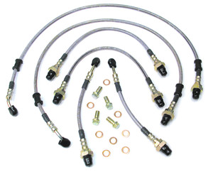 Performance Stainless Steel Brake Hose Kit For Range Rover P38 (1995 - 1996)