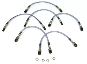 Performance Stainless Steel Brake Hose Kit For Range Rover Classic (1992 - 1995)