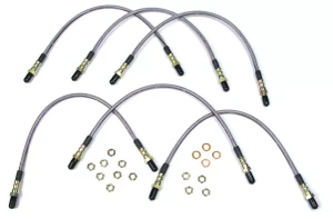 Performance Stainless Steel Brake Hose Kit For Range Rover Classic (1990 - 1991)