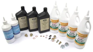 Transfer Case And Axle Service Kit, Hardware, Plugs, Replacement Transmission Oil, And Swivel Housing Grease, For Land Rover Discovery I