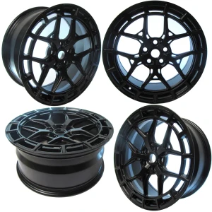 Custom Alloy Wheels, Fully-Forged Multi-Spoke, Set of Four, 20 x 9 Inches By Iconisus, Satin Black, For Land Rover Defender 90, 110, And 130 New Gen L663 (See Fitment Years)