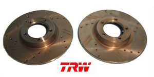 Brake Rotor Set Drilled&Slotted TR3B-TR6, DF7269S Brake Rotor Set Drilled&Slotted TR3B-TR6, DF7269S