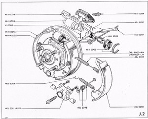 Brake Shoe Set GT6 66-72