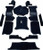 Carpet Set Deluxe Black Spitfire