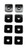 Cross Member Pad Set Poly MGB 63 to 74