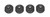 Upper Trunnion Bush Set, Offset Polyurethane Austin Healey BN1 to BJ8, MGB