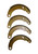 Brake Shoe Set MG TA, TB, TC and YB