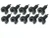 Door Panel Studs, Set Of 10 MWC9134, For Land Rover Discovery I, Discovery Series II, Defender 90, Freelander, And Range Rover P38 (See Fitment Years)
