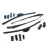 Wiper Arm With Winter Wiper Blade Upgrade Kit, Land Rover Discovery I Arms Retrofitted For Discovery Series II, Includes Front Pair Of Snow Driver Flexblade Wiper Blades By BOSCH, New-Style Uniblades
