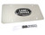 Genuine License Plate, Land Rover Logo On Polished Silver Background