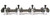 Rocker Shaft Assembly 611660 For Land Rover Discovery I, Discovery Series II, Defender 90 And 110, Range Rover P38 And Range Rover Classic (See Fitment Years) (611660)