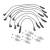 Champion Spark Plug And Ignition Wire Service Kit For Land Rover Discovery Series II And Range Rover P38, Vehicles With BOSCH Engine (See Fitment Notes)