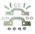 Terrafirma Coil Spring Retention Plates, Front Pair, For Land Rover Discovery Series II
