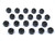 Genuine Lug Nut Kit, Set Of 20 ANR4851, For Steel Wheels On Land Rover Discovery Series II And Range Rover P38