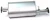 Center Muffler WCE104642 For Land Rover Discovery Series II By Bosal