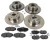 Discovery Series II Brakes, Complete Front And Rear Brake Kit With Standard Rotors, Lockheed Pads And Replacement Hardware