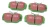 EBC Greenstuff Performance Rear Brake Pads SFP500130 For Land Rover Discovery II And Range Rover P38