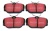EBC Ultimax Rear Brake Pad Set For Land Rover Discovery Series II And Range Rover P38