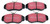 EBC Ultimax Front Brake Pad Set For Land Rover Discovery Series II And Range Rover P38