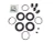 Front Brake Caliper Rebuild Kit By TRW For Land Rover Discovery Series II, 2003 - 2004