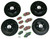 EBC Performance Brake Rebuild Kit, Front And Rear With Greenstuff Pads And 3GD Sport Rotors, For Range Rover P38