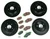 EBC Performance Brake Rebuild Kit, Front And Rear With Greenstuff Pads And 3GD Sport Rotors, For Range Rover P38