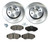 Front Brake Rebuilding Kit For Range Rover P38, Includes Brake Rotors, Pads And Brake Locator Screws