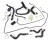 Coolant Hose And Thermostat Kit For Range Rover 4.0 And 4.6 P38 (BOSCH Engine)