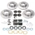 Front And Rear Brake Rebuild Kit, Includes Brake Pads, Rotors, Seals, Pins, And Clips, For Range Rover Classic, 1990 - 1995
