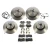 Brake Rebuild Kit, Front And Rear, Brembo Prime Line, Includes Brembo Pads, And Brembo Rotors, And Replacement Wear Sensors, For Range Rover Full Size L322 Supercharged, 2010 - 2012