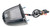 Lamp Number Plate Black