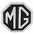 Badge Aluminum Trunk Silver On Black