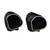 Headrest Cover Pair Black White MGB 70 to 76