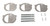 Brake Pad Fitting Kit BN7 to Early BJ8 (to c26704)