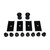 Leaf Spring Polyurethane Bushing Kit MGB MGC