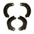 Brake Shoe Set 10 Inch Girling System TR3 to TR3A TS56376