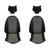 Seat Cover Kit w/ Head Rest Spitfire 73 to 80 Hounds Black