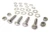 Mud Flap Hardware Replacement Fixing Kit For Range Rover Classic