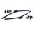 Front Winter Flexblade Wiper Blade Kit, Pair of DKC100830 Left And Right Blades, 22-Inch Snow Driver By BOSCH For Range Rover P38, 1995 - 2002
