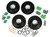 EBC Performance Brake Rebuilding Kit, Front And Rear, For Range Rover Classic, 1987 - 1989, With Greenstuff Pads, 3GD Sport Rotors, Hub Oil Seals And Hardware
