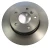Front Brake Rotor NTC8780, Brembo Prime Line UV-Coated And Vented, 298mm Diameter, For Range Rover P38, 1995 - 2002