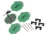 EBC Greenstuff Performance Rear Brake Pads STC9189 For Range Rover Classic, 1987 - 1995, Includes Hardware And Clips