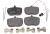 Genuine Front Brake Pads SFP500220 Or STC9187 With Clips And Hardware For Range Rover Classic, 1987 - 1989, Without ABS